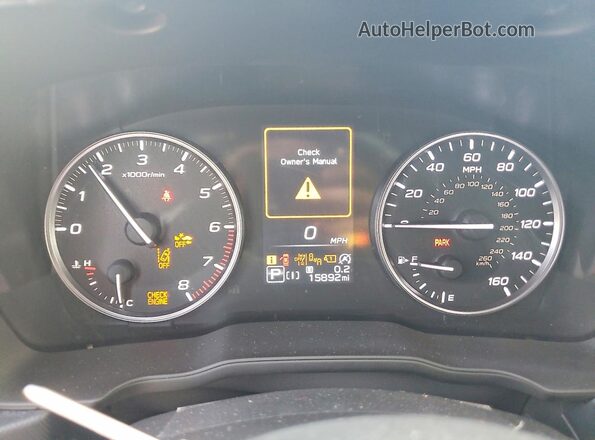 JF2SLDNC0SH468598 2025 SUBARU FORESTER Silver Instrument cluster view