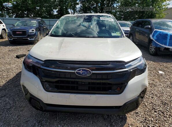JF2SLDTC4SH618053 2025 SUBARU FORESTER White Դիմացի տեսք