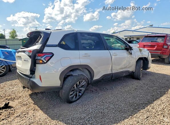 JF2SLDTC4SH618053 2025 SUBARU FORESTER White Հետևի աջ