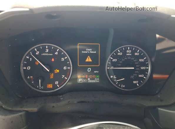 JF2SLDTCXSH460284 2025 SUBARU FORESTER Синий Вид щитка приборов