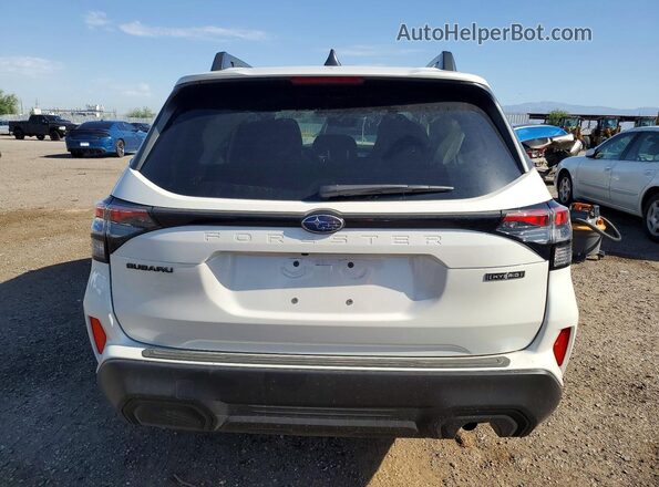 JF2SLSED9SH427593 2025 SUBARU FORESTER White უკანა ხედი