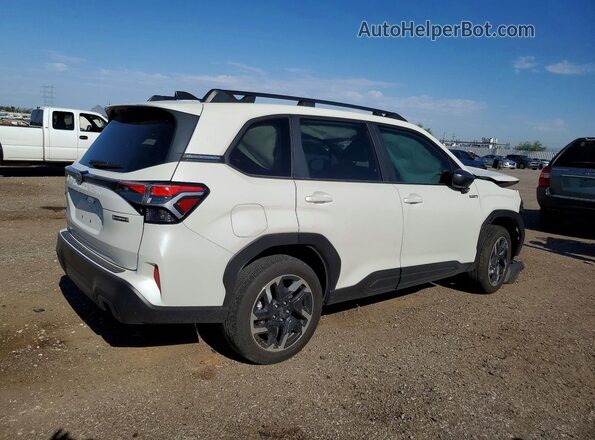 JF2SLSED9SH427593 2025 SUBARU FORESTER White უკანა მარჯვენა