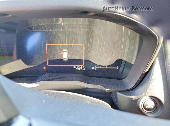 JF2SLSED9SH427593 2025 SUBARU FORESTER White ხელსაწყოთა პანელის ხედი