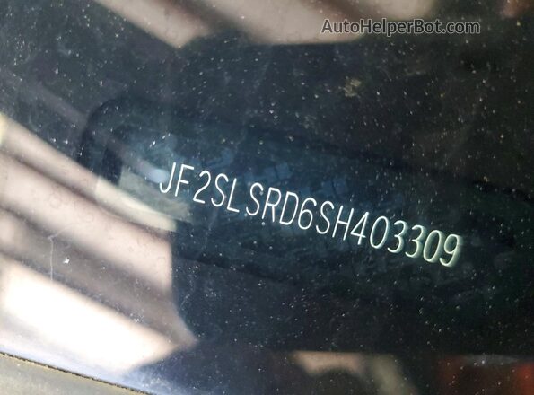 JF2SLSRD6SH403309 2025 SUBARU FORESTER Gray Вид наклейки з VIN-кодом