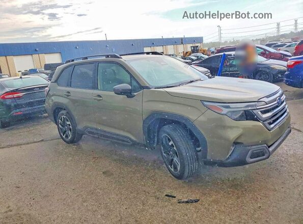 JF2SLSRD9SH444257 2025 SUBARU FORESTER Green Front right