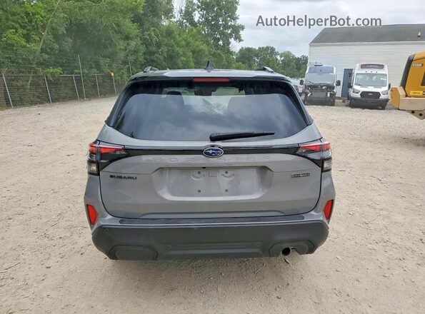 JF2SLSTD0SH456967 2025 SUBARU FORESTER Gray უკანა ხედი