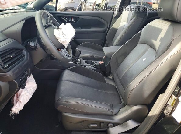 JF2SLSTD5SH454129 2025 SUBARU FORESTER Black Widok wnętrza z przodu