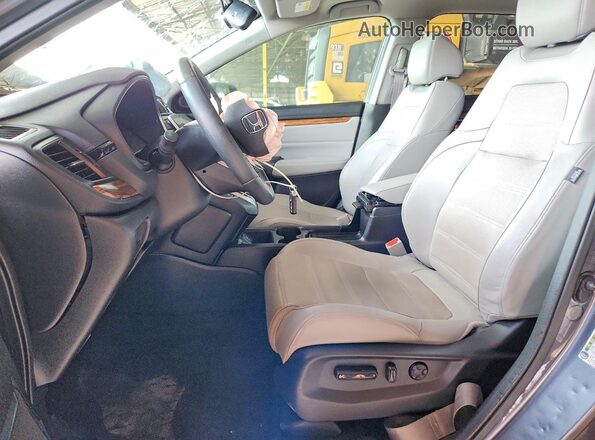 JHLRW2H83KX003533 2019 HONDA CR-V Gray Front interior view