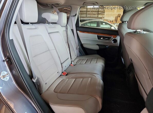 JHLRW2H83KX003533 2019 HONDA CR-V Gray Rear interior view