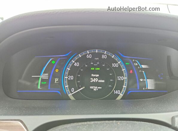 JHMCR6F32HC011002 2017 HONDA ACCORD White Instrument cluster view