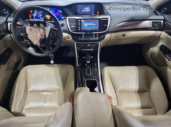 JHMCR6F53HC017845 2017 HONDA ACCORD White წინა პანელის ხედი