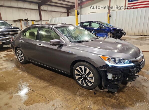 JHMCR6F55HC001484 2017 HONDA ACCORD Gray წინა მარჯვენა