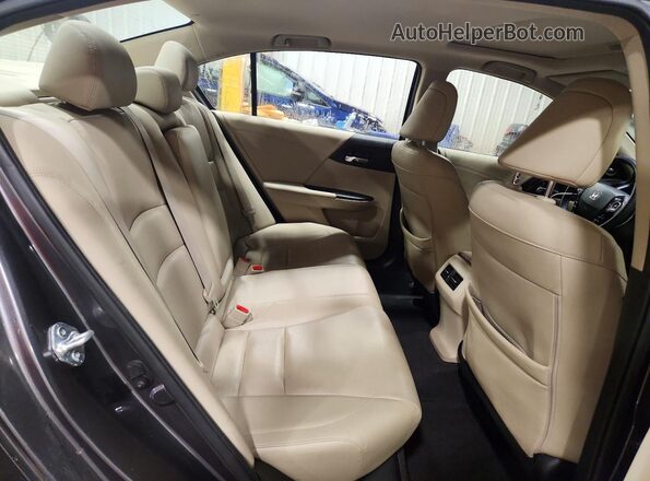 JHMCR6F55HC001484 2017 HONDA ACCORD Gray უკანა სავარძლების ხედი