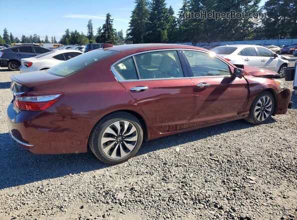 JHMCR6F55HC007625 2017 HONDA ACCORD Темно-бордовый Задняя правая четверть