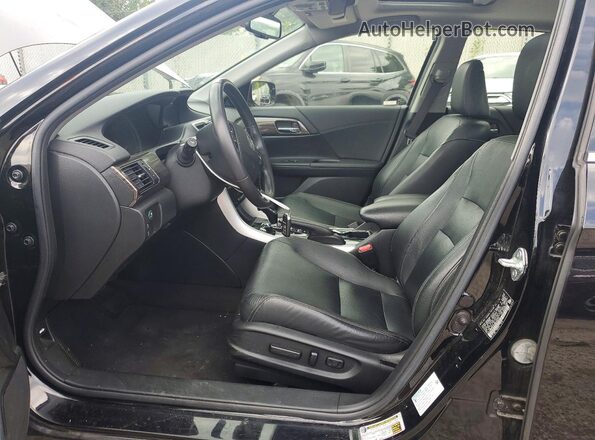 JHMCR6F56HC025745 2017 HONDA ACCORD Черный Вид салона спереди