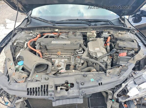 JHMCR6F56HC025745 2017 HONDA ACCORD Черный Вид задней части салона