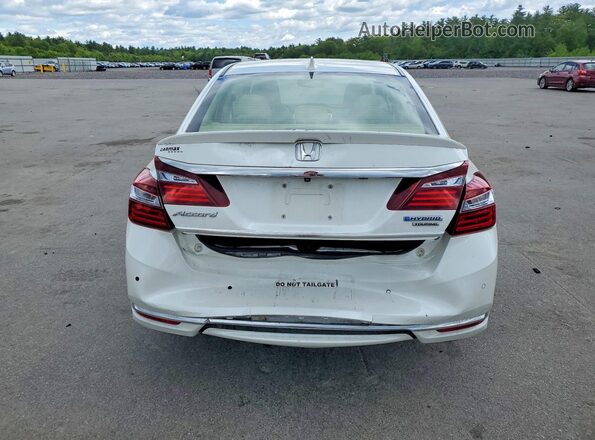 JHMCR6F79HC013378 2017 HONDA ACCORD White Հետևի տեսք