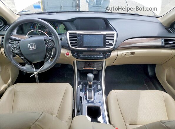 JHMCR6F79HC013378 2017 HONDA ACCORD White Առջևի վահանակի տեսք