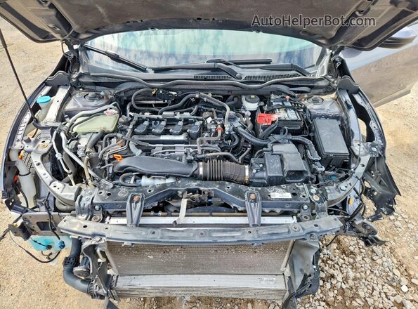 JHMFC1F38JX022375 2018 HONDA CIVIC Black Սալոնի հետևի տեսք