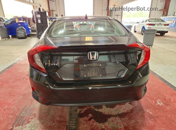 JHMFC1F3XJX003326 2018 HONDA CIVIC Black Հետևի տեսք