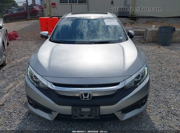 JHMFC1F70JX010014 2018 HONDA CIVIC Gray Դիմացի տեսք