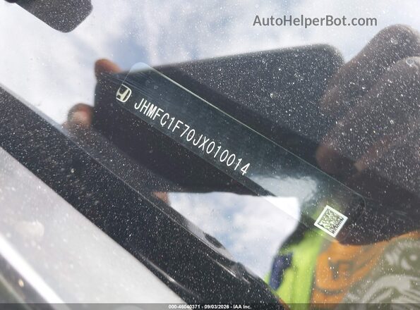 JHMFC1F70JX010014 2018 HONDA CIVIC Gray Շարժիչի բաժամունքի տեսք