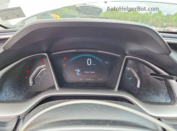 JHMFC1F73JX015451 2018 HONDA CIVIC White Սարքավորումների վահանակի տեսք