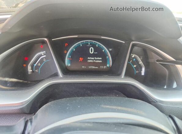 JHMFC1F79JX012408 2018 HONDA CIVIC Black Instrument cluster view