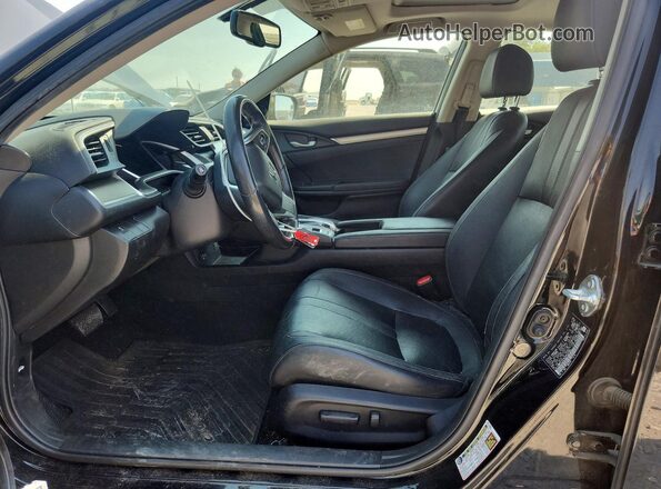 JHMFC1F79JX012408 2018 HONDA CIVIC Black Front interior view