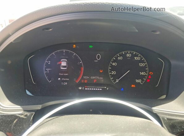 JHMFE1F76NX004217 2022 HONDA CIVIC White Widok zestawu wskaźników