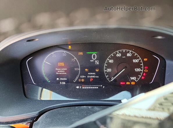 JHMFL4H86SX002525 2025 HONDA CIVIC Gray Вид щитка приладів