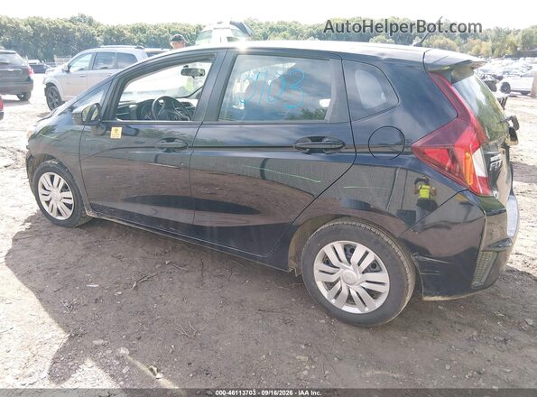 JHMGK5H51HS007902 2017 HONDA FIT Черный Задняя левая четверть