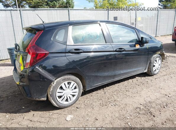 JHMGK5H51HS007902 2017 HONDA FIT Черный Задняя правая четверть