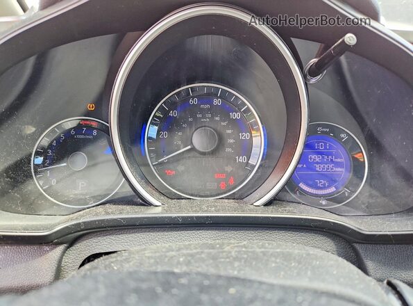 JHMGK5H53GS003283 2016 HONDA FIT Угольный Вид щитка приборов