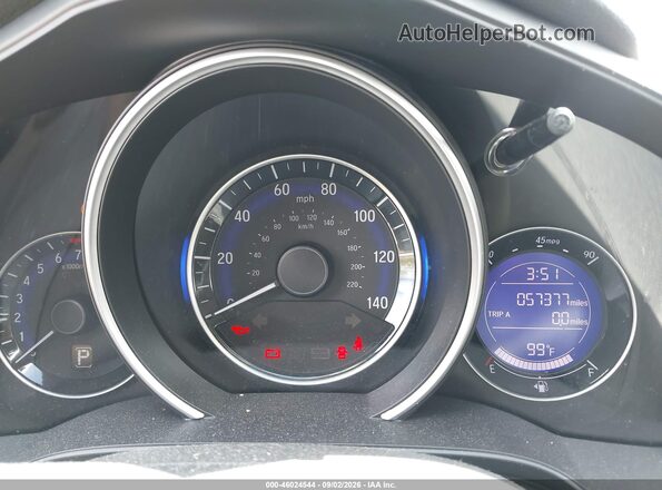 JHMGK5H53HS020182 2017 HONDA FIT Silver Widok tylnych siedzeń