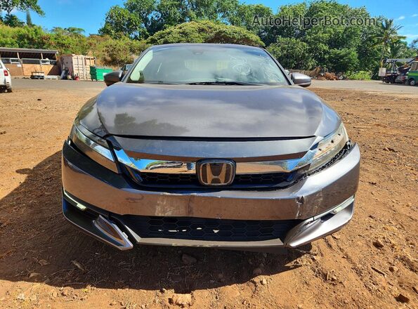 JHMZC5F18JC015243 2018 HONDA CLARITY Серый Вид спереди