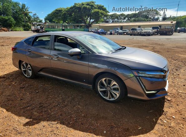 JHMZC5F18JC015243 2018 HONDA CLARITY Серый Передняя правая четверть