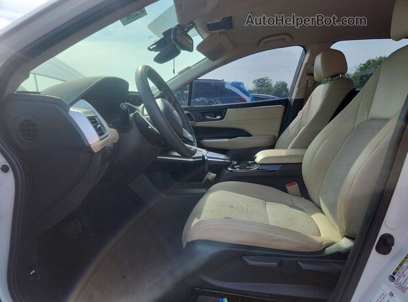 JHMZC5F19JC013324 2018 HONDA CLARITY Белый Вид салона спереди