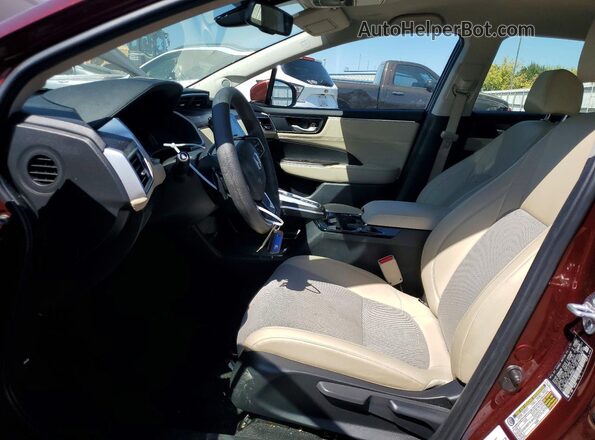 JHMZC5F19JC023951 2018 HONDA CLARITY Brown Widok wnętrza z przodu