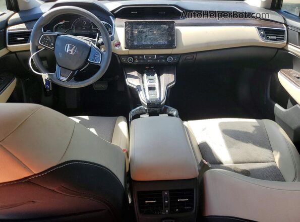 JHMZC5F19JC023951 2018 HONDA CLARITY Brown Widok deski rozdzielczej