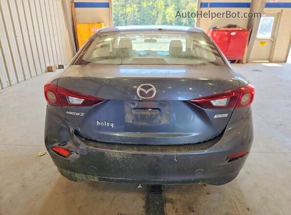 JM1BM1U75G1308151 2016 MAZDA 3 Gray Вид ззаду