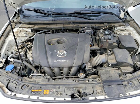 JM1BPABL4L1163525 2020 MAZDA 3 White Widok wnętrza z tyłu