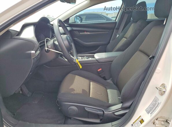 JM1BPABL4L1163525 2020 MAZDA 3 White Widok wnętrza z przodu