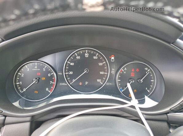 JM1BPAJL1T1877503 2026 MAZDA 3 Blue Vista del cuadro de instrumentos