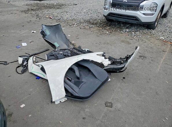 JM1BPAJL3M1310467 2021 MAZDA 3 White Vista del compartimento del motor
