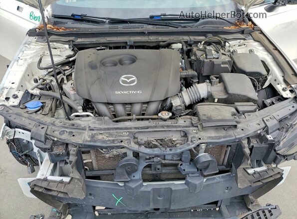 JM1BPAJL3M1310467 2021 MAZDA 3 White Vista interior trasera