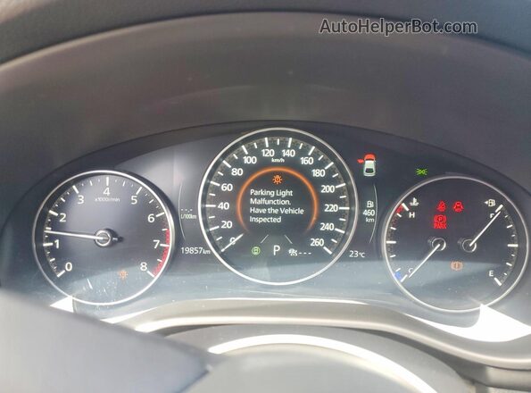 JM1BPALM0S1780409 2025 MAZDA 3 Black Vista del cuadro de instrumentos