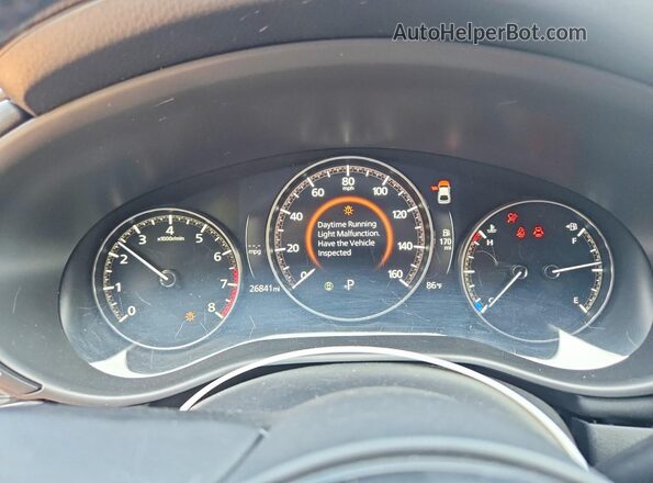 JM1BPALM1R1717362 2024 MAZDA 3 Черный Вид щитка приборов