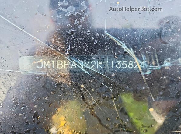 JM1BPANM2K1135824 2019 MAZDA 3 Black Vista de la etiqueta del VIN