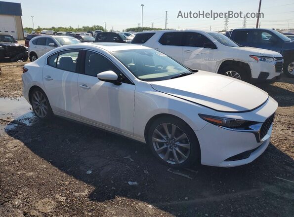 JM1BPBEM0K1131101 2019 MAZDA 3 Белый Передняя правая четверть